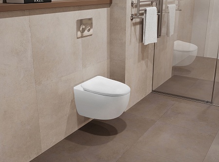 Подвесной унитаз безободковый Terminus Енисей Monolit 560х390 белый Севастополь - фото 1 Подвесной унитаз безободковый Terminus Енисей Monolit 560х390 белый Севастополь - фото 1